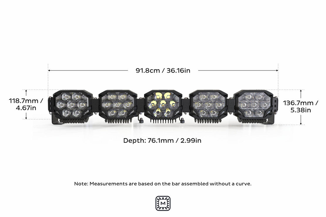 BIGBANGER BAR: 5 POD / 36"