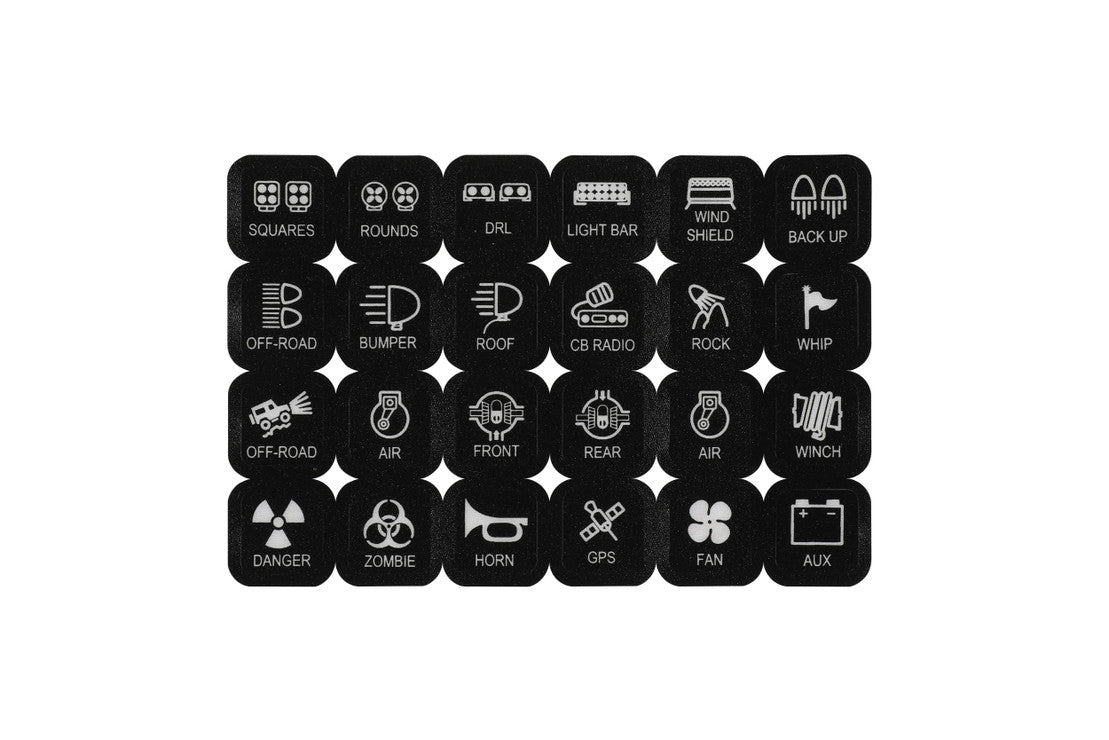 PROCOMP SS6 UNIVERSAL UPFITTER SWITCH PANEL: UNIVERSAL