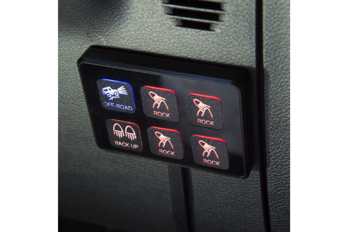 PROCOMP SS6 UNIVERSAL UPFITTER SWITCH PANEL: UNIVERSAL