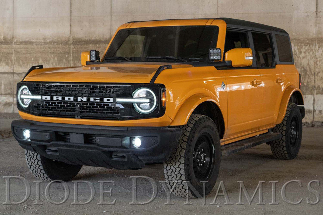 FORD BRONCO (21-23) ELITE SERIES LED FOG (WHITE / YELLOW)