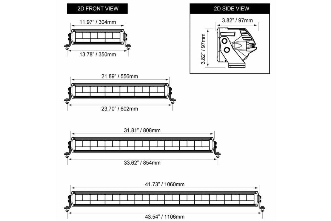 VISION X SHOCKER LED LIGHT BARS
