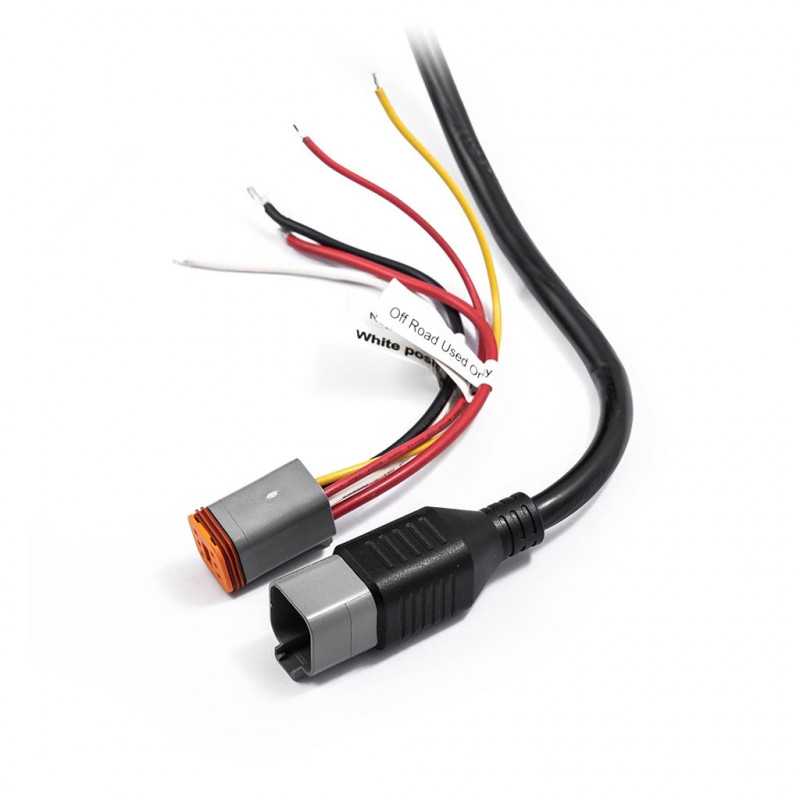 LED Ypsilon 12LED amber/wit met flitser 8000lm / 3m kabel | WD-12080.1