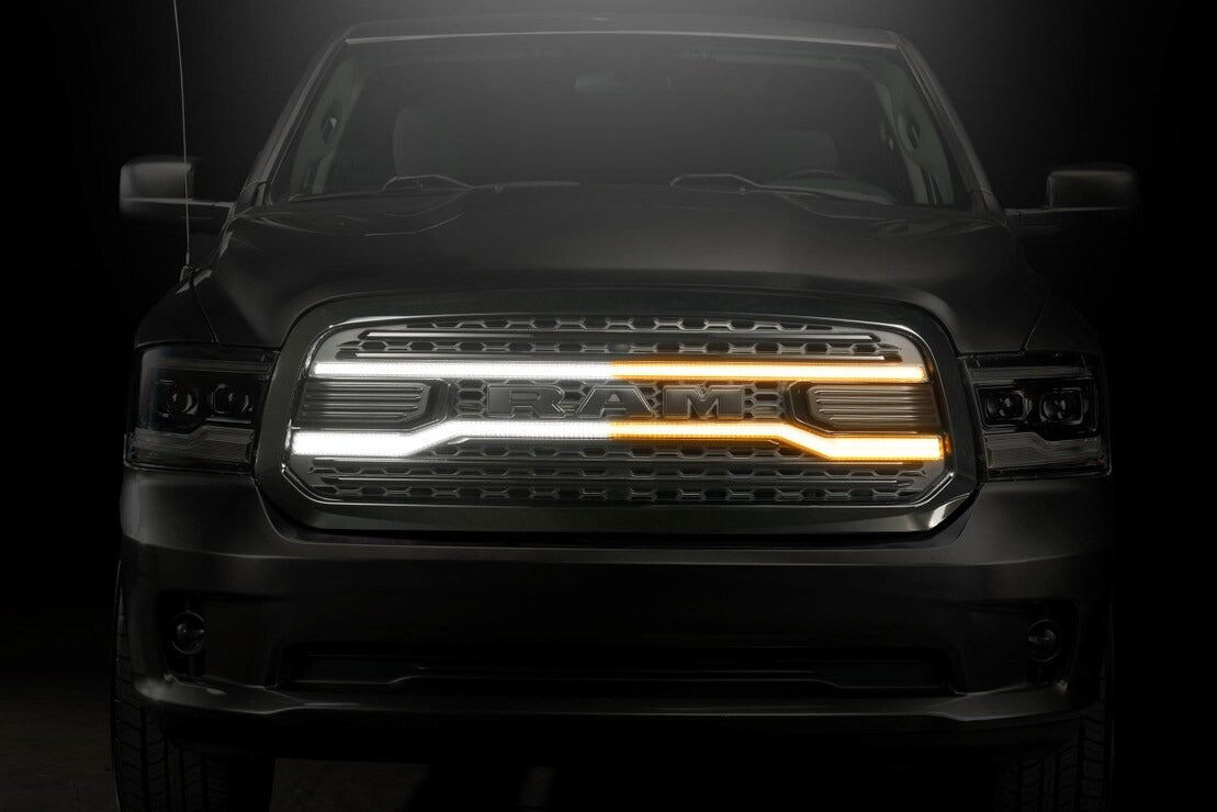 Dodge Ram 1500 Classic (19-24) Morimoto XBG LED DRL Grille (Black)