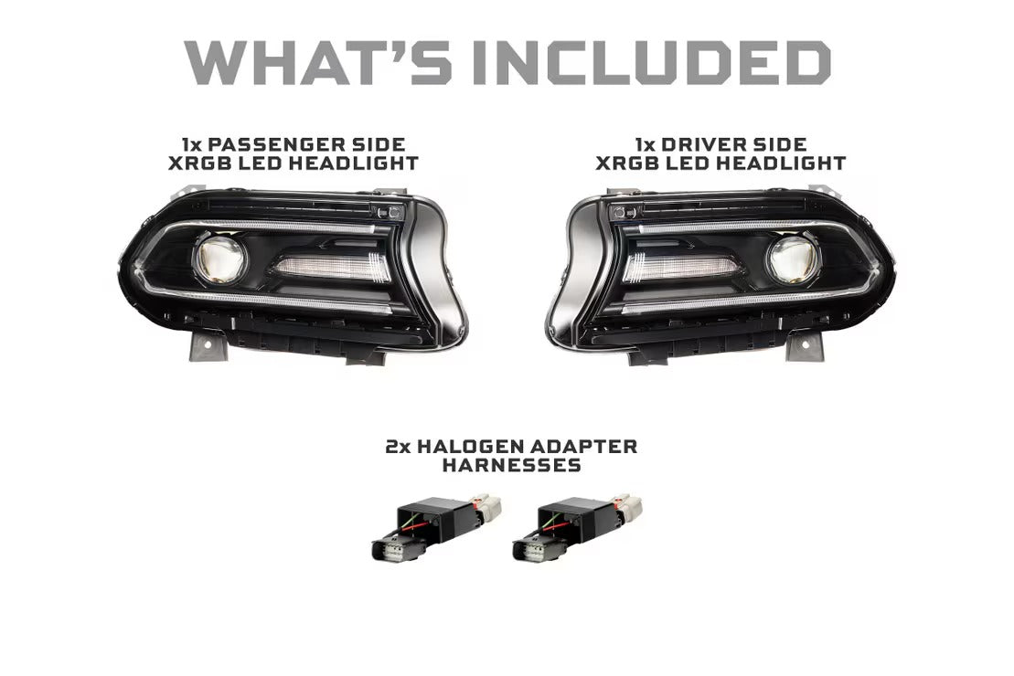 Dodge Charger (15-23) Morimoto XRGB LED Headlights