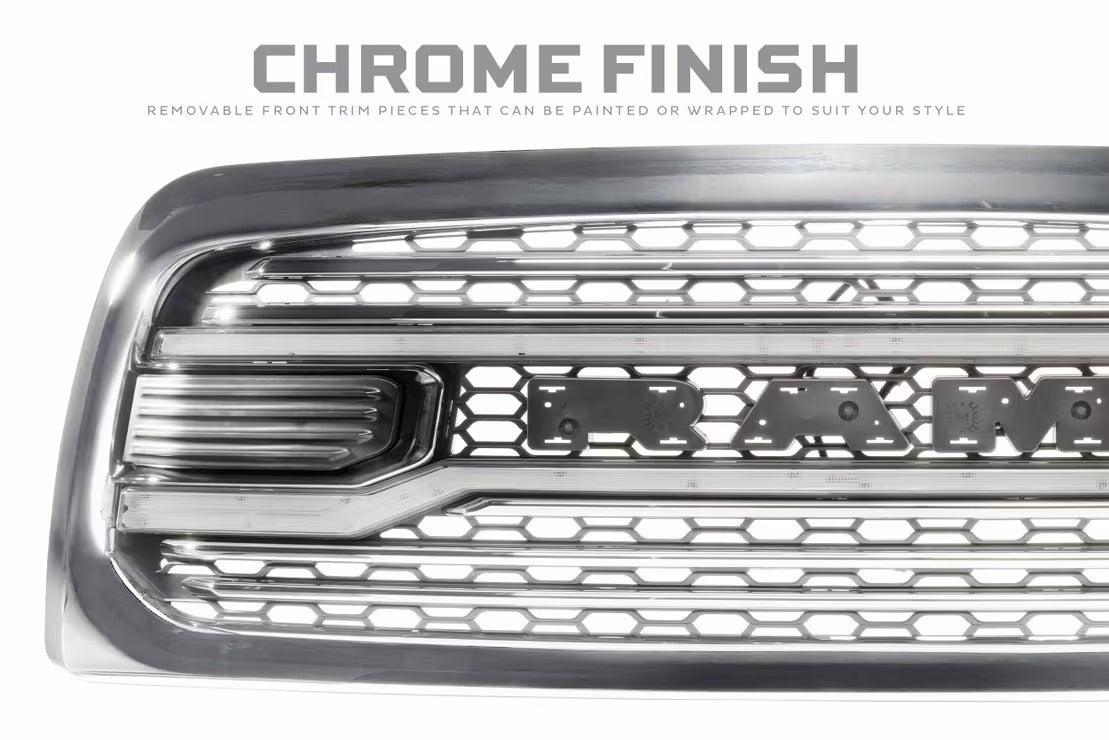 Dodge Ram HD (13-18) Morimoto XBG LED DRL Grille (Chrome)