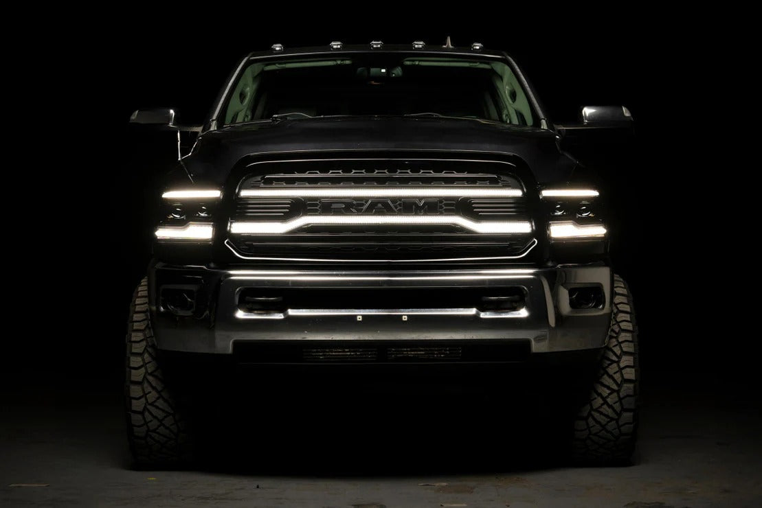 Dodge Ram HD (13-18) Morimoto XBG LED DRL Grille (Black)