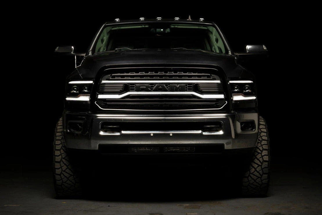 Dodge Ram HD (13-18) Morimoto XBG LED DRL Grille (Black)