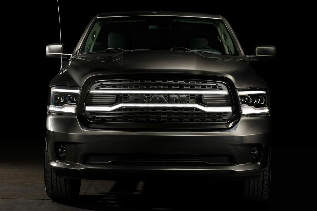 Dodge Ram 1500 (13-18) Morimoto XBG LED DRL Grille (Black)