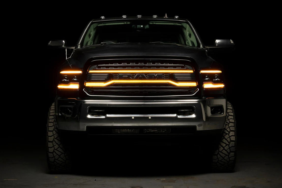 Dodge Ram HD (13-18) Morimoto XBG LED DRL Grille (Black)