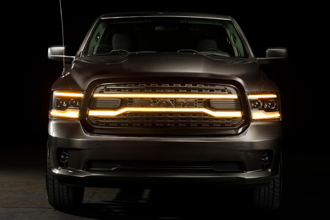 Dodge Ram 1500 (13-18) Morimoto XBG LED DRL Grille (Black)