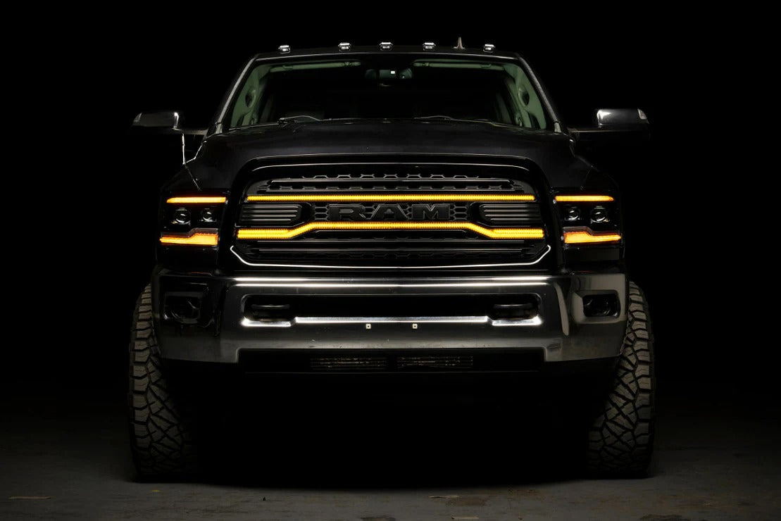 Dodge Ram HD (13-18) Morimoto XBG LED DRL Grille (Black)