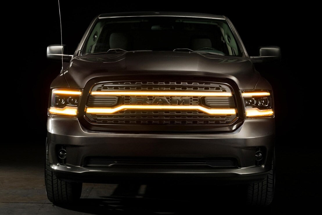 Dodge Ram 1500 Classic (19-24) Morimoto XBG LED DRL Grille (Black)
