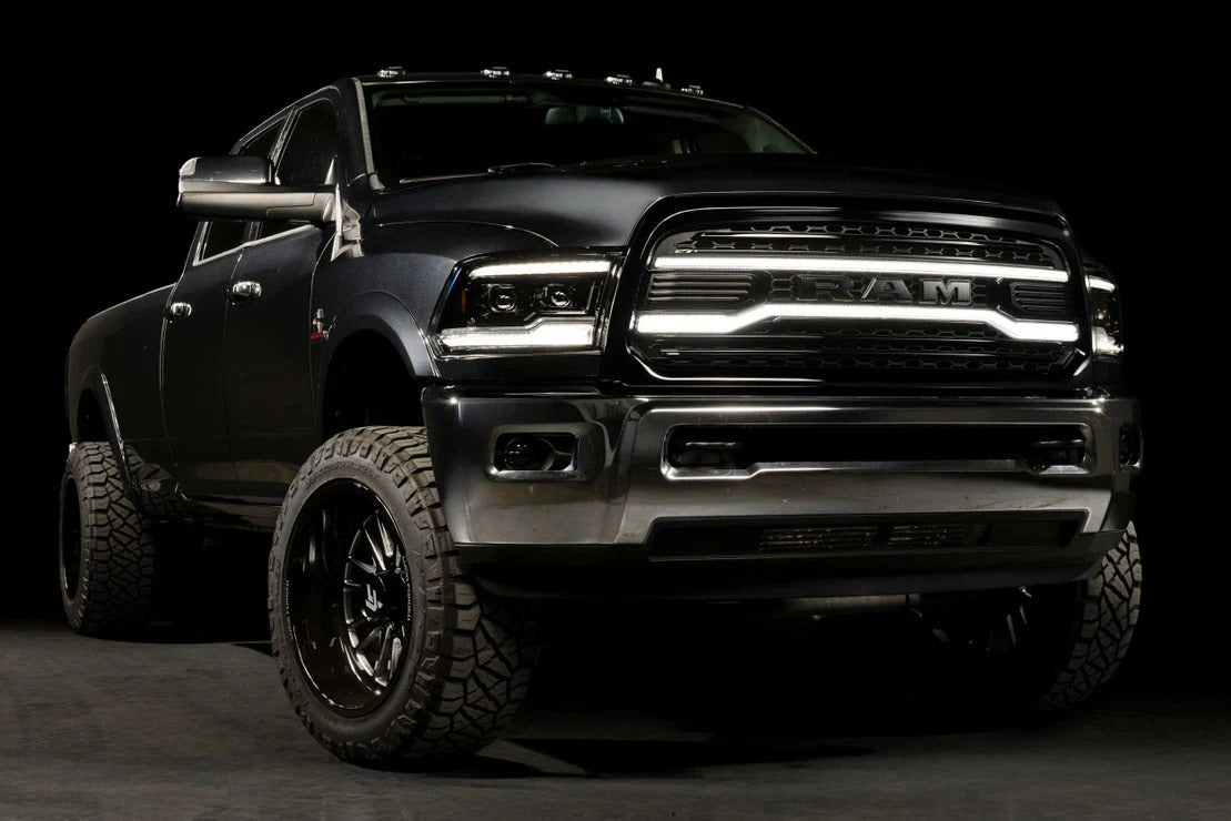 Dodge Ram HD (13-18) Morimoto XBG LED DRL Grille (Black)