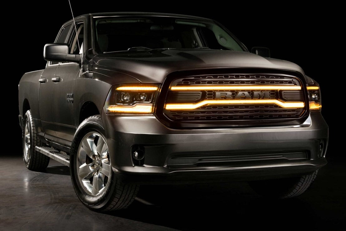 Dodge Ram 1500 Classic (19-24) Morimoto XBG LED DRL Grille (Black)