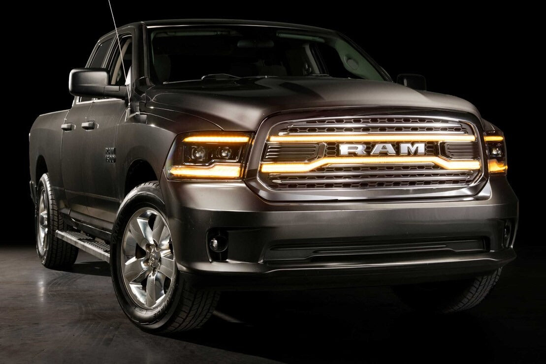 Dodge Ram 1500 Classic (19-24) Morimoto XBG LED DRL Grille (Chrome)