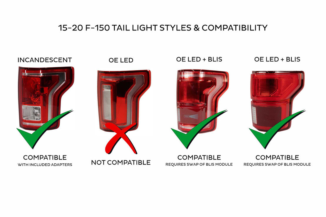 FORD F-150 (15-20): MORIMOTO XB LED TAIL LIGHTS