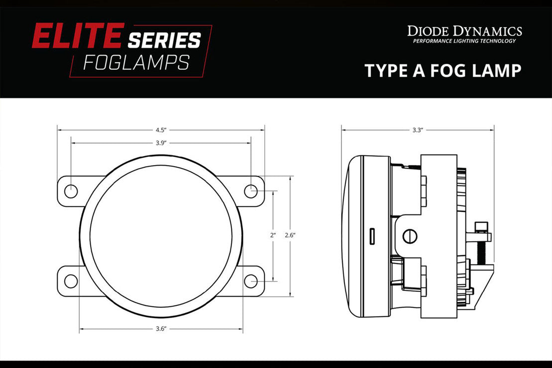 FORD MUSTANG (15-17) ELITE SERIES LED FOG (WHITE / YELLOW)