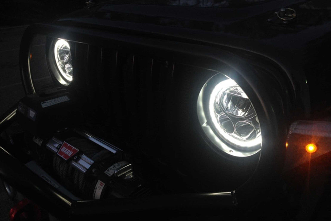 VISION X LED HEADLIGHTS: WRANGLER JK (07-18)