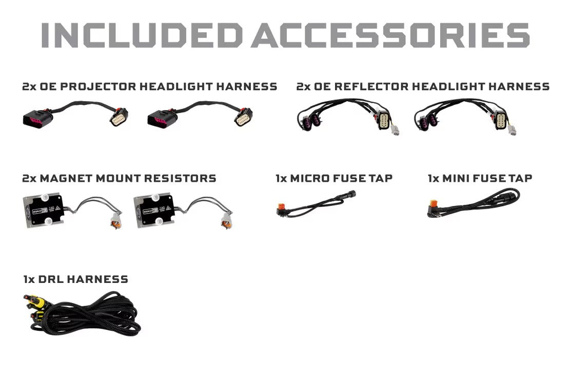 Dodge Ram 1500 (09-18) XB Evo Hybrid LED Headlights