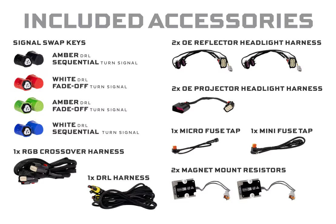 Dodge Ram 1500 (09-18) XRGB Evo LED Headlights