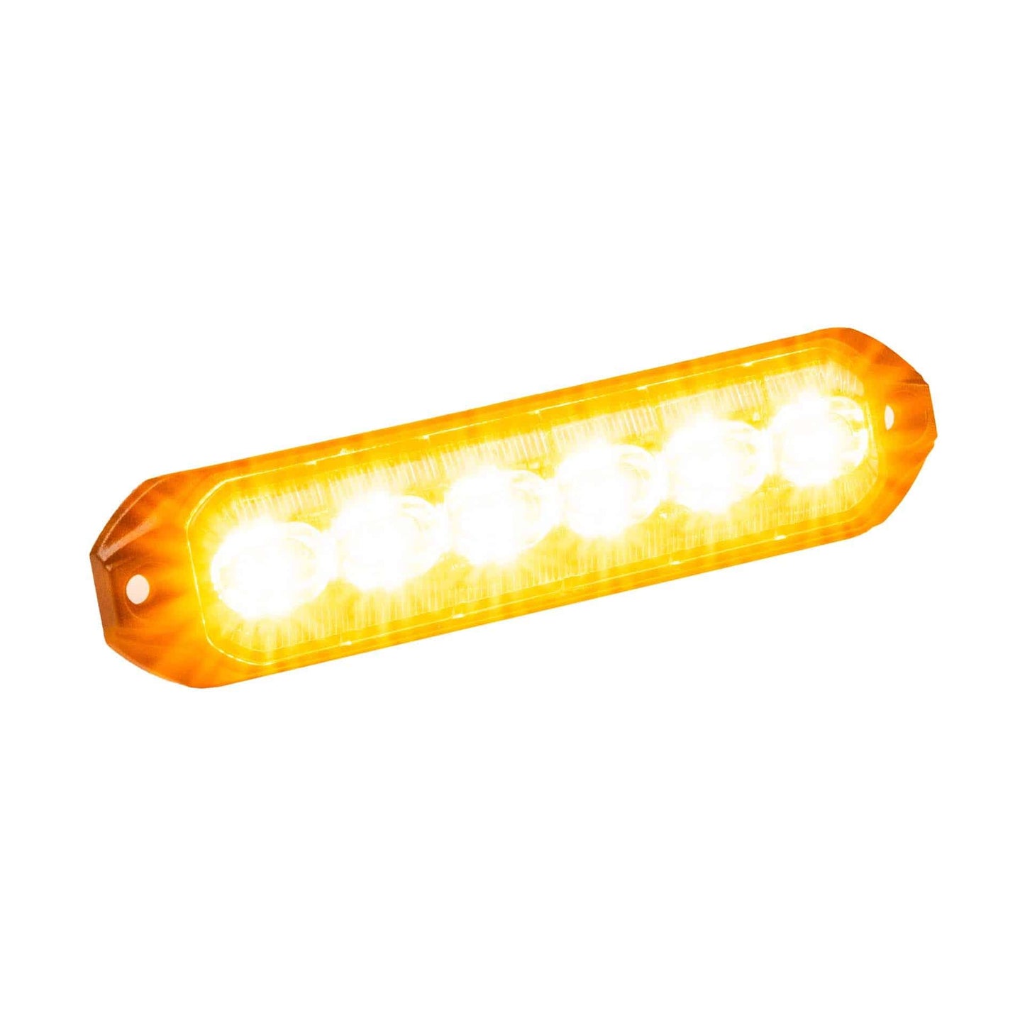 LED R65 CL2 warning light, 6-LED amber , 12/24V, 50cm cable + SuperSeal