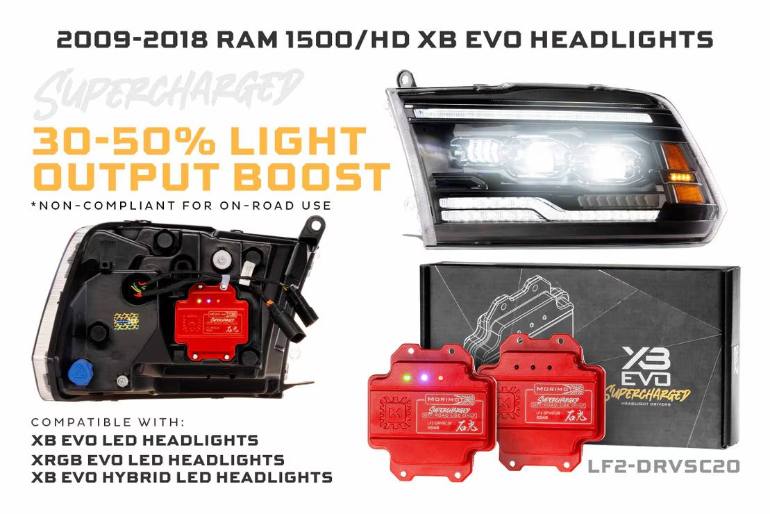 Dodge Ram 1500 (09-18) XRGB Evo LED Headlights