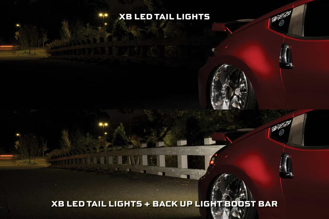 Nissan 370Z (09-21) XB LED Tail Lights (Gen II / Black Red)