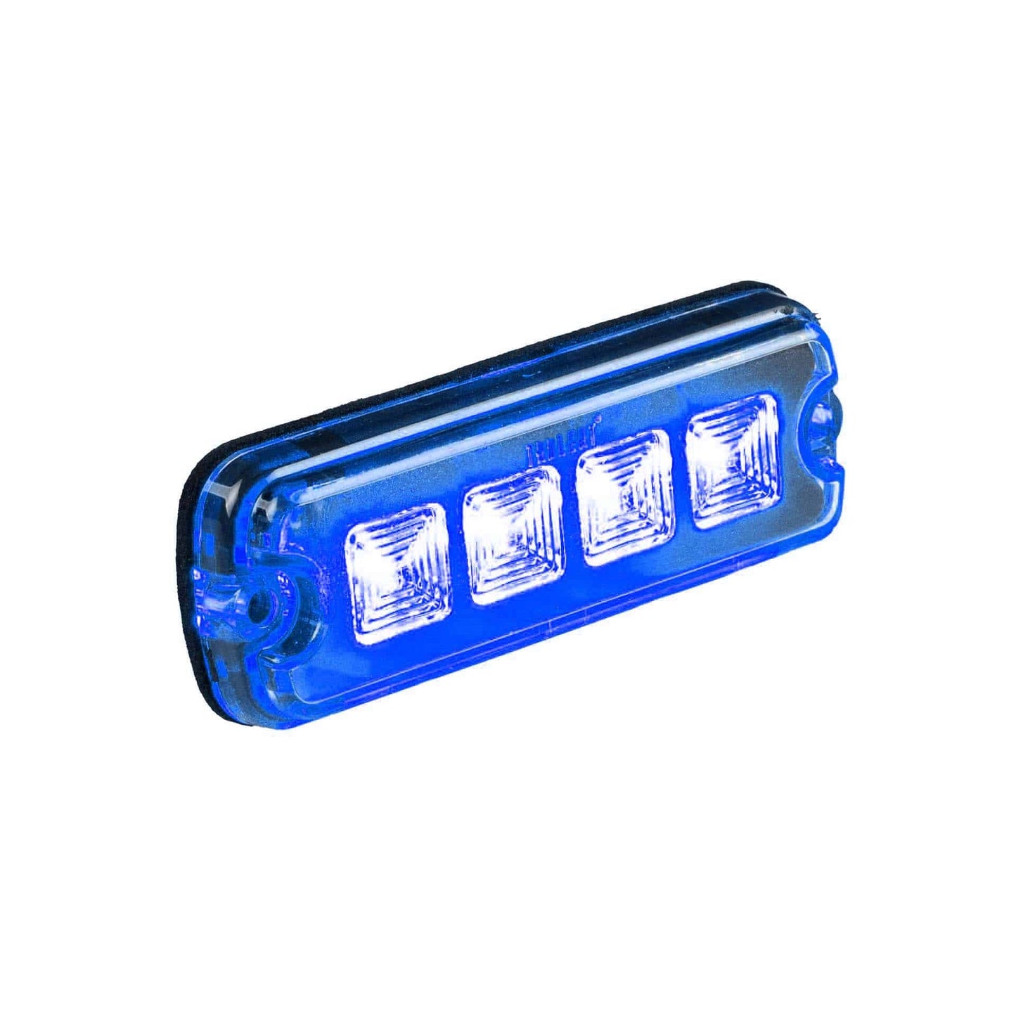 LED R10 Warning light 4-LED blue 12-24v 200cm cable