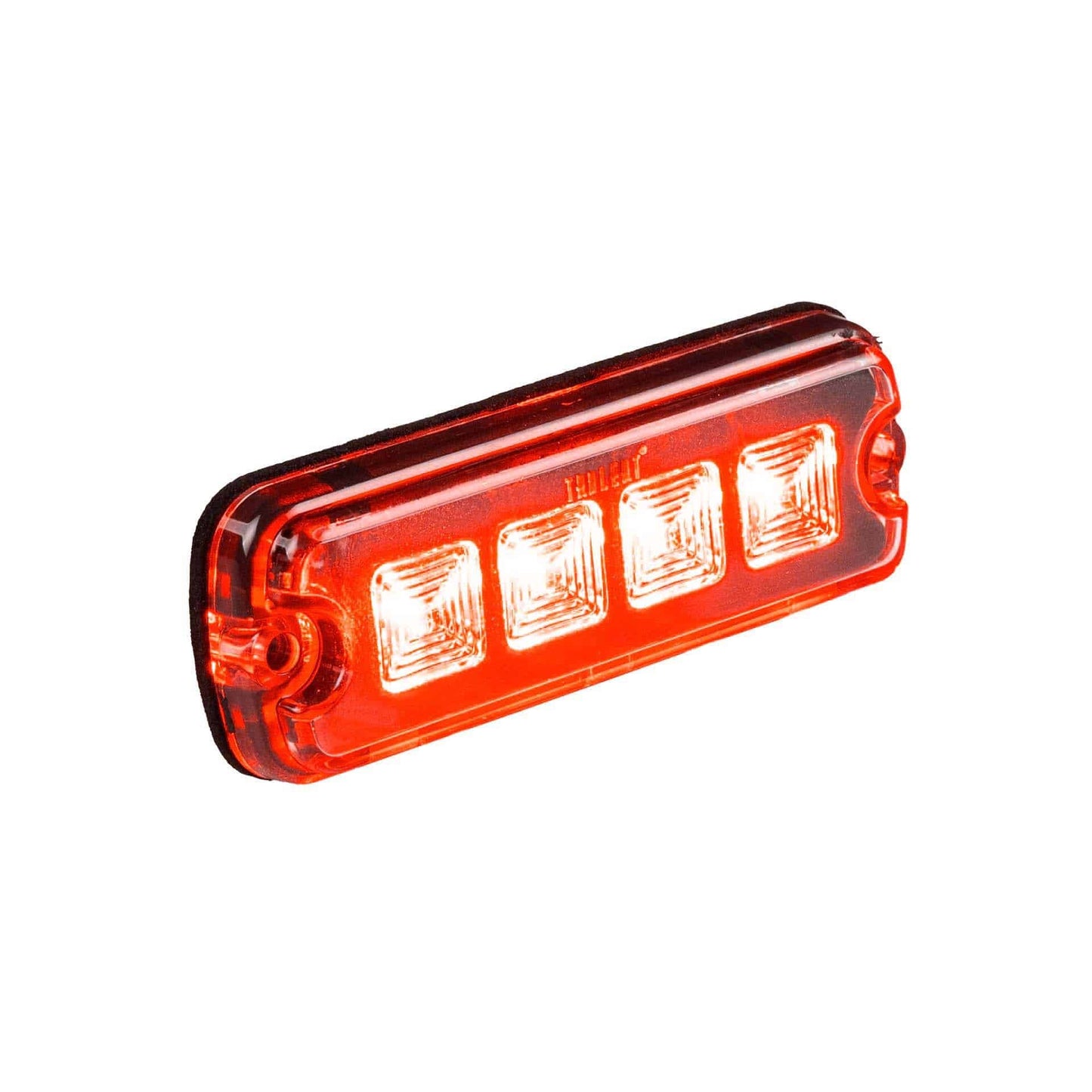LED R10 Warning light 4-LED red 12-24v 200cm cable