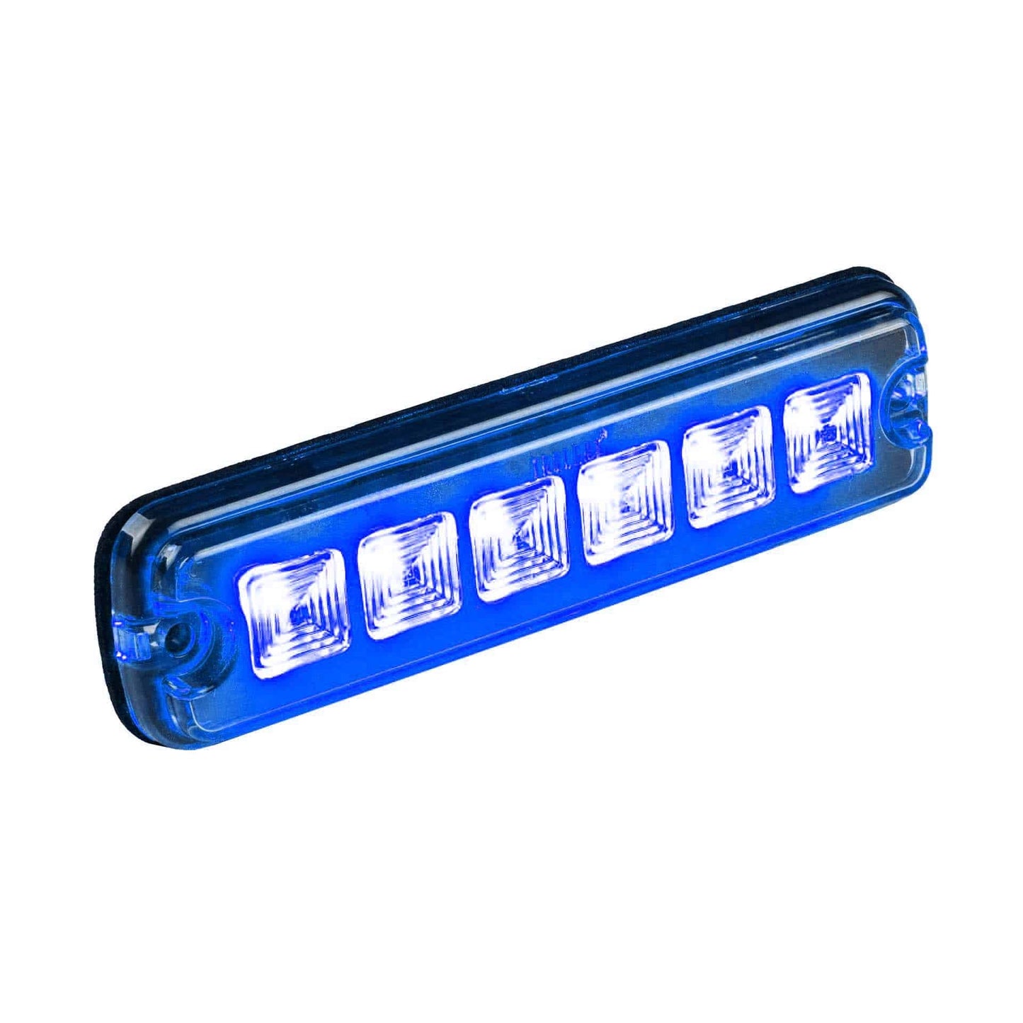 LED R10 Warning light 6-LED blue 12-24v 200cm cable