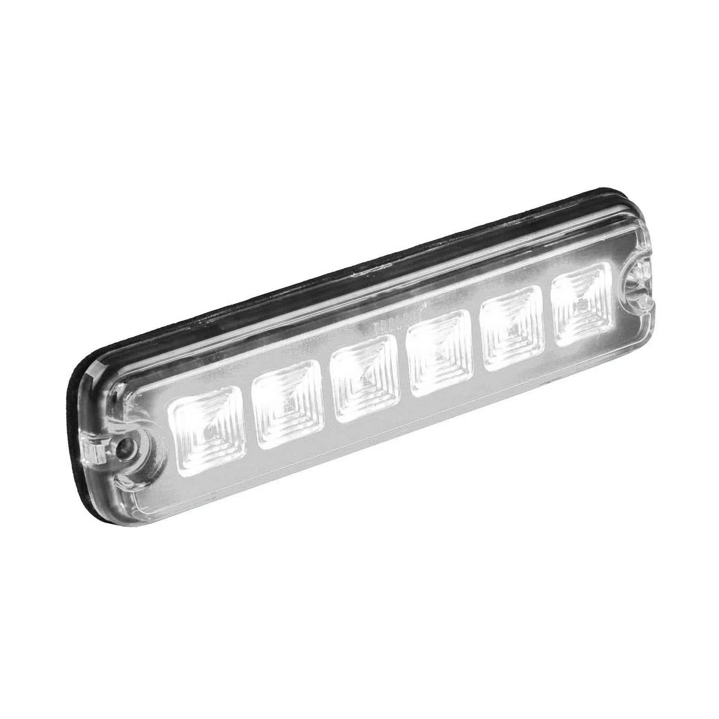 LED R10 Warning light 6-LED white 12-24v 200cm cable