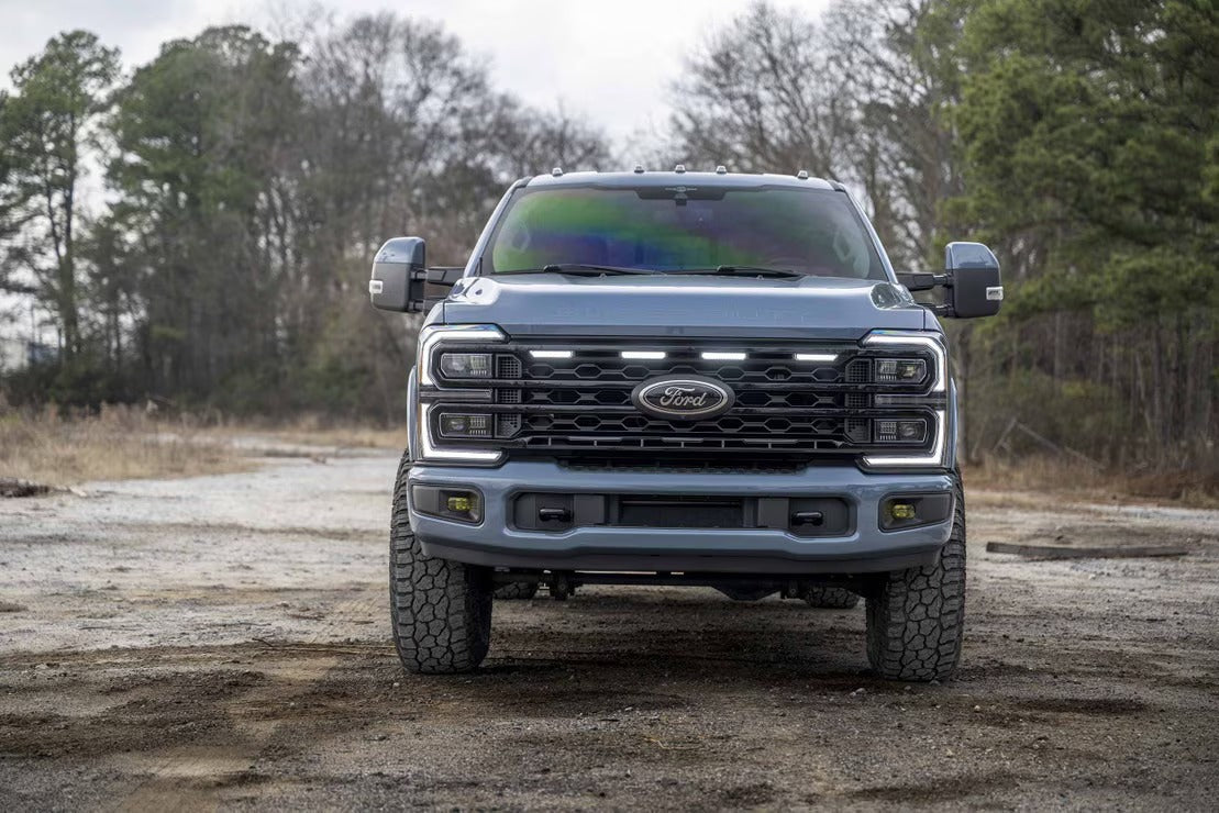 23-27 Ford Super Duty XBG LED DRL Grille (Black)