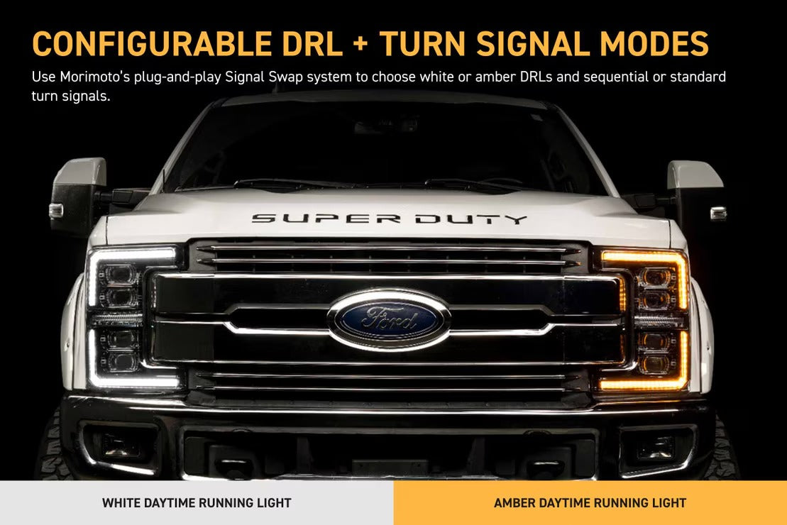 17-19 Ford Super Duty XB Evo LED Headlights