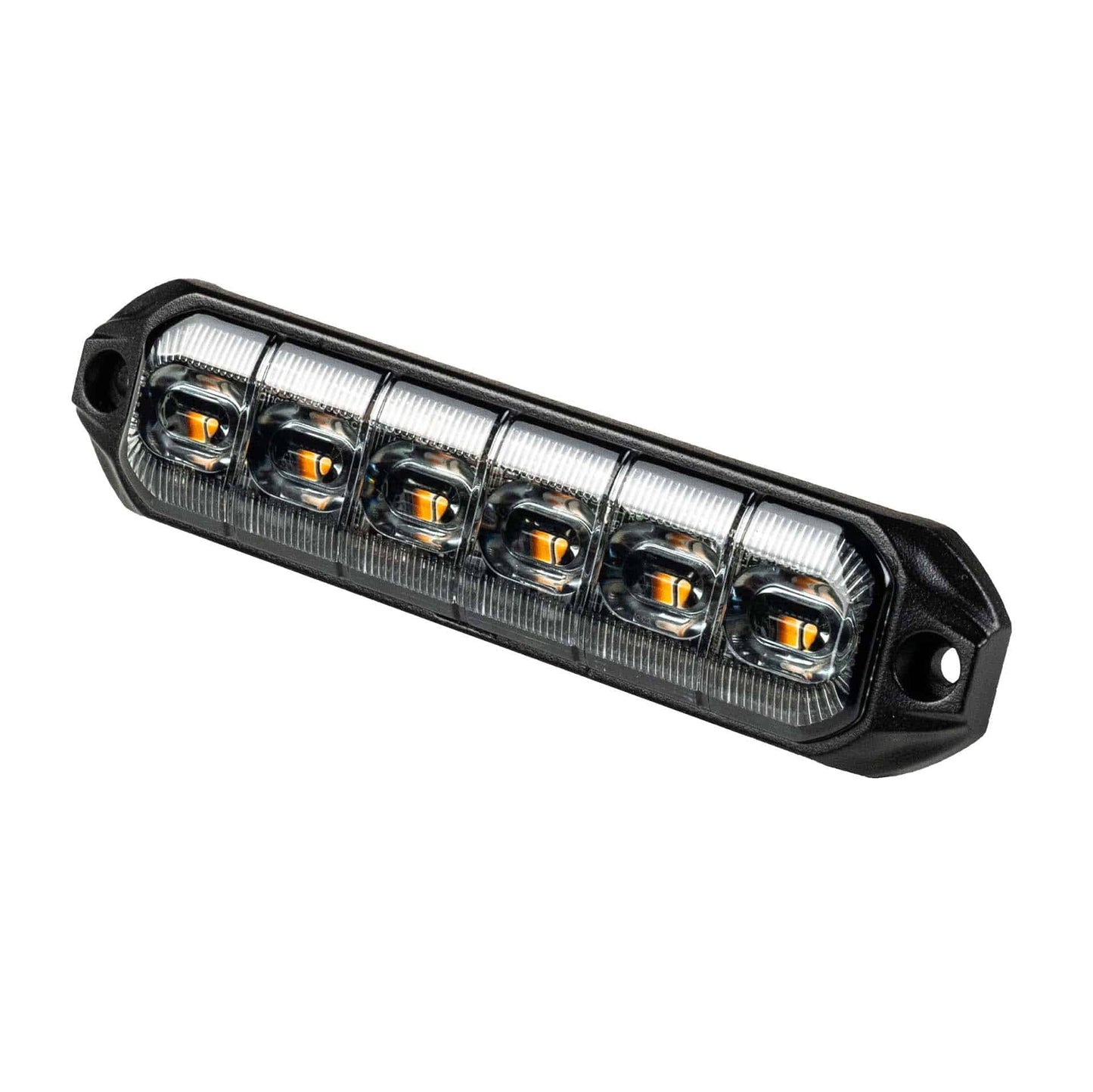 LED R65 CL2 warning light, 6-LED amber , 12/24V, 50cm cable + SuperSeal