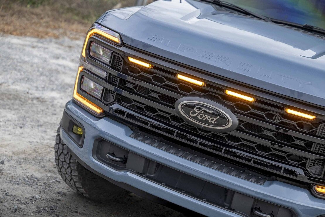 23-27 Ford Super Duty XBG LED DRL Grille (Black)