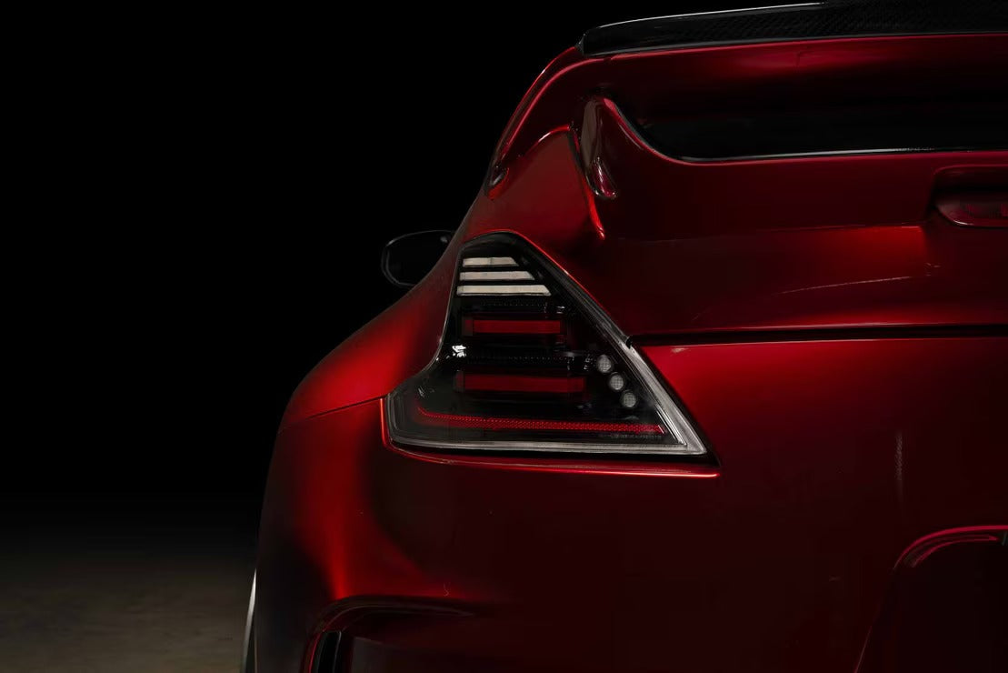 Nissan 370Z (09-21) XB LED Tail Lights (Gen II / Black Red)
