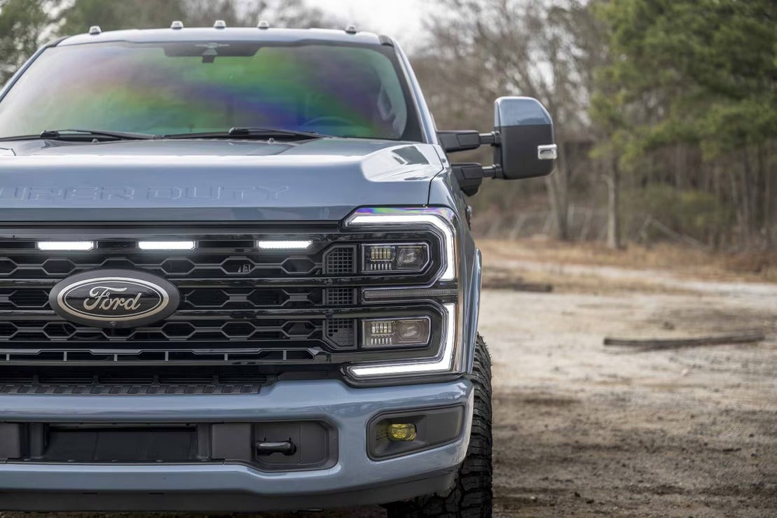 23-27 Ford Super Duty XBG LED DRL Grille (Black)