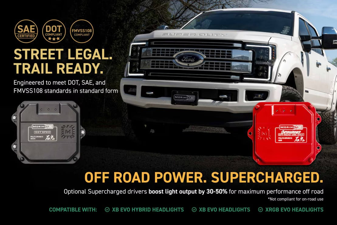 17-19 Ford Super Duty XB Evo Hybrid LED Headlights