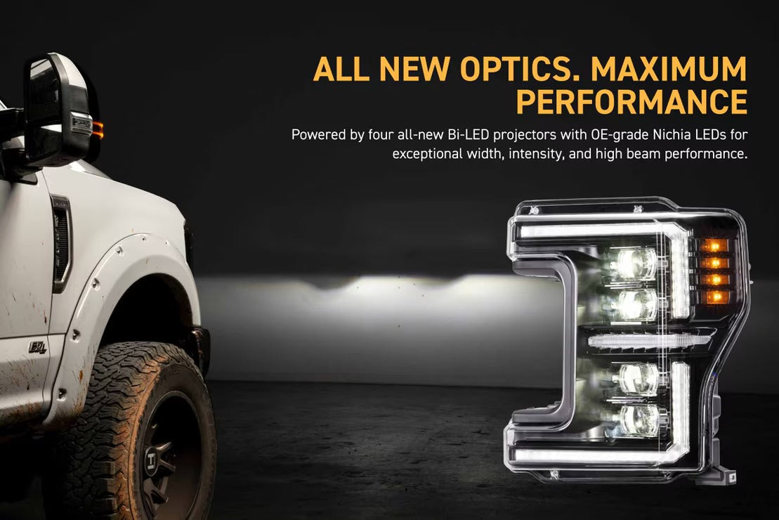 17-19 Ford Super Duty XB Evo LED Headlights