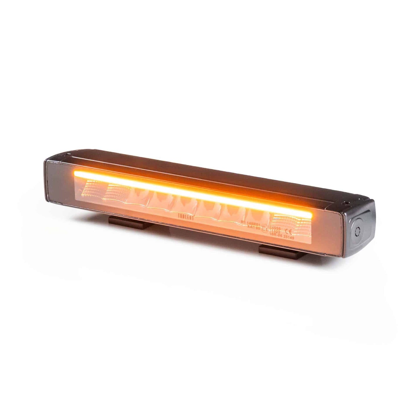 LED Lightbar Stratos 30cm | incl. R65 warning light | red-amber DRL