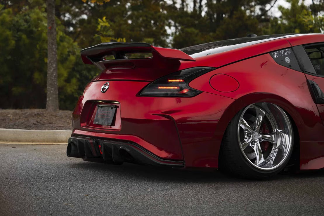 Nissan 370Z (09-21) XB LED Tail Lights (Gen II / Black Red)