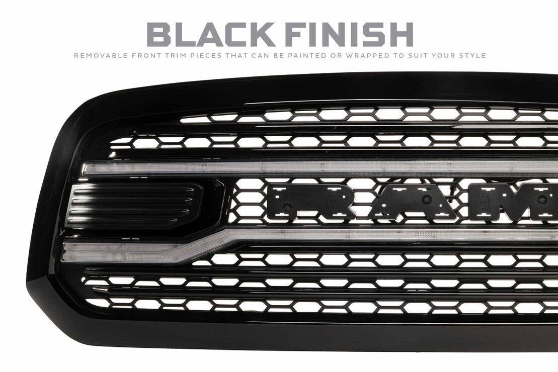 Dodge Ram 1500 Classic (19-24) Morimoto XBG LED DRL Grille (Black)