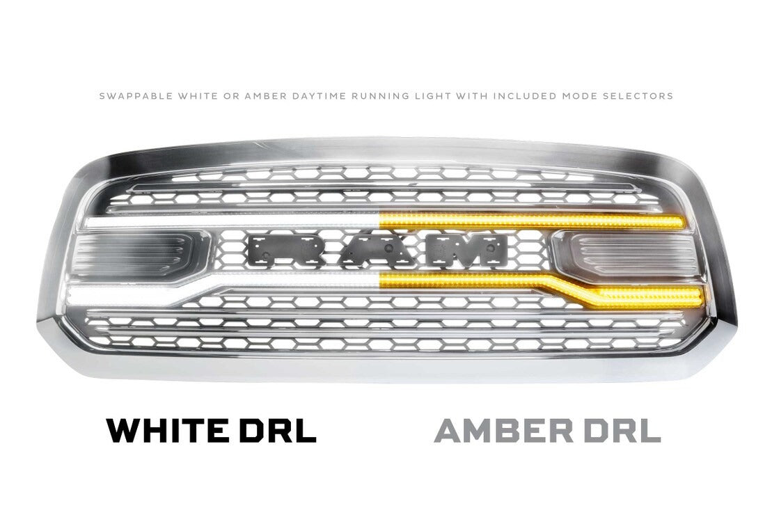 Dodge Ram 1500 Classic (19-24) Morimoto XBG LED DRL Grille (Chrome)