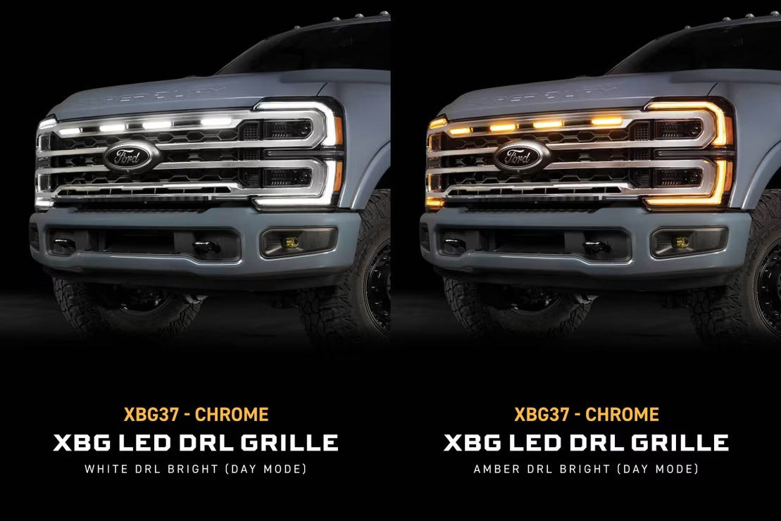 23-27 Ford Super Duty XBG LED DRL Grille (Chrome)