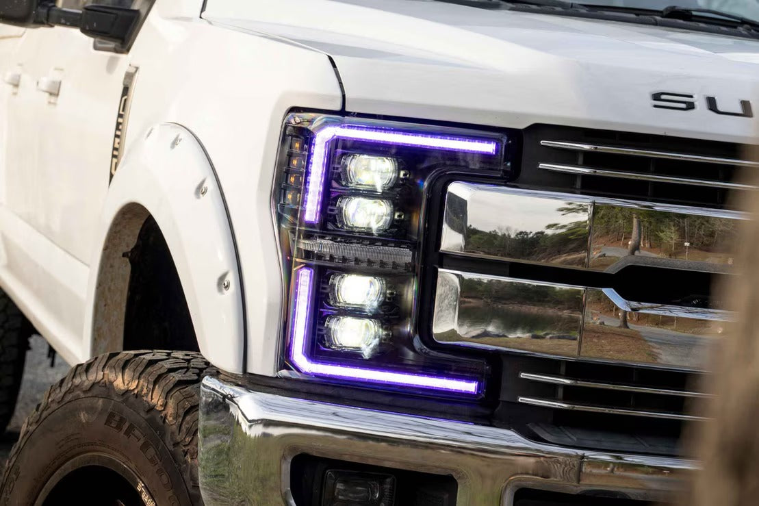 17-19 Ford Super Duty XRGB Evo LED Headlights