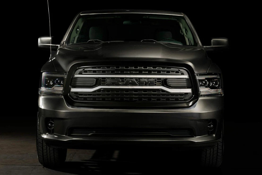 Dodge Ram 1500 (13-18) Morimoto XBG LED DRL Grille (Black)