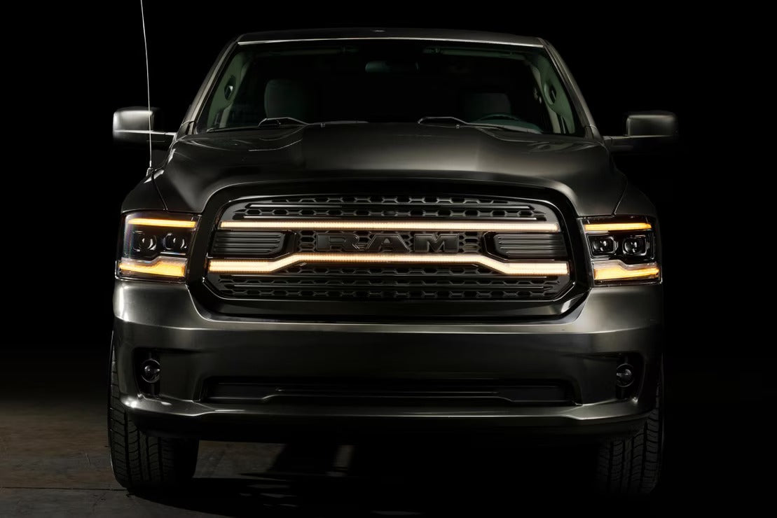 Dodge Ram 1500 (13-18) Morimoto XBG LED DRL Grille (Black)