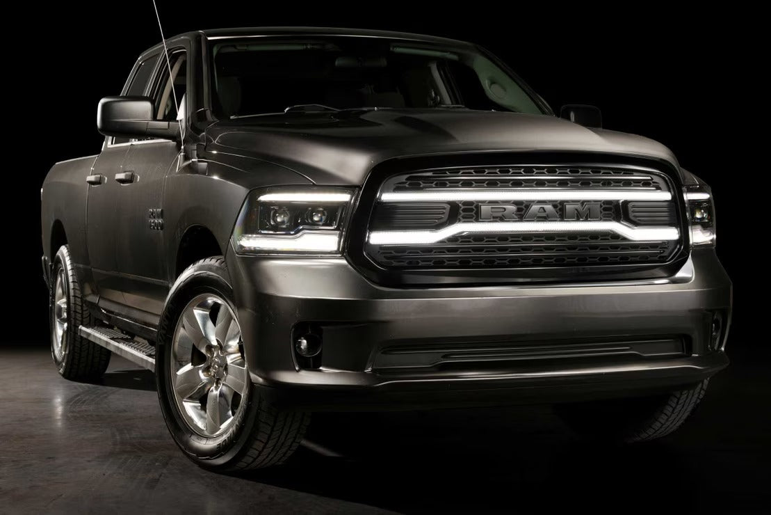 Dodge Ram 1500 (13-18) Morimoto XBG LED DRL Grille (Black)