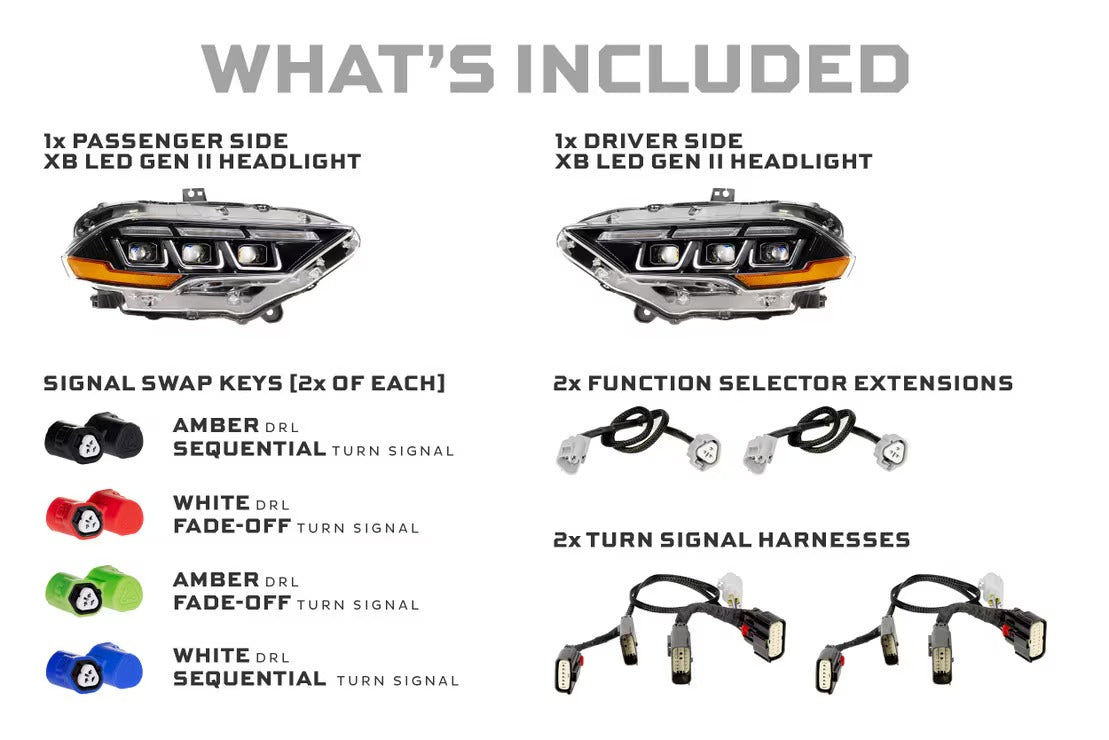 Ford Mustang (18-23) XB LED Headlights