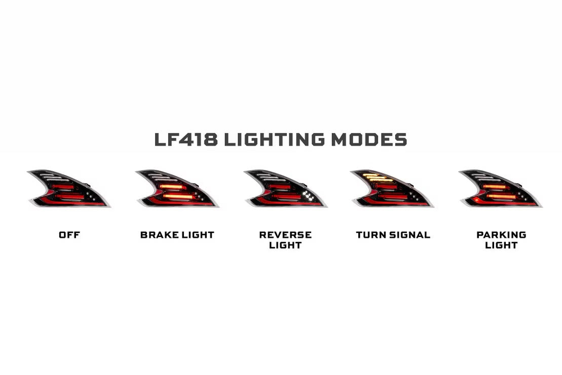 Nissan 370Z (09-21) XB LED Tail Lights (Gen II / Black Red)